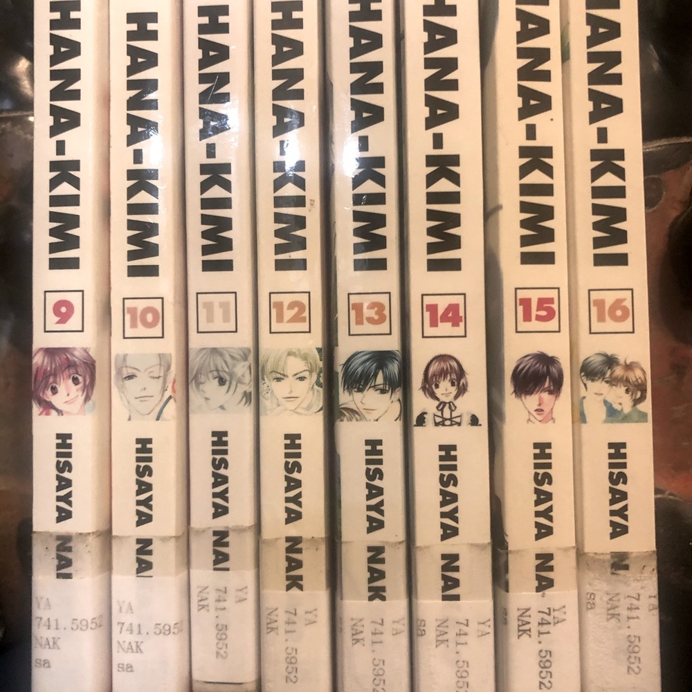 Hana Kimi manga comic lot 9 10 11 12 13 14 15 16
